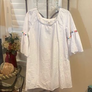 Uncle Frank White Eyelet Dress - M